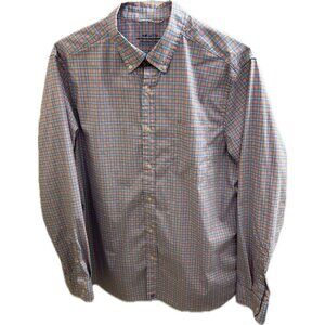 Vineyard Vines OTG brrr On The Go Performance Long Sleeve Shirt Plaid Mens L